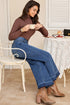 Raw Hem High Waist Straight Leg Loose Jeans